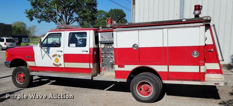 image for item DP1468 1991 Ford F450 Super Duty brush fire truck