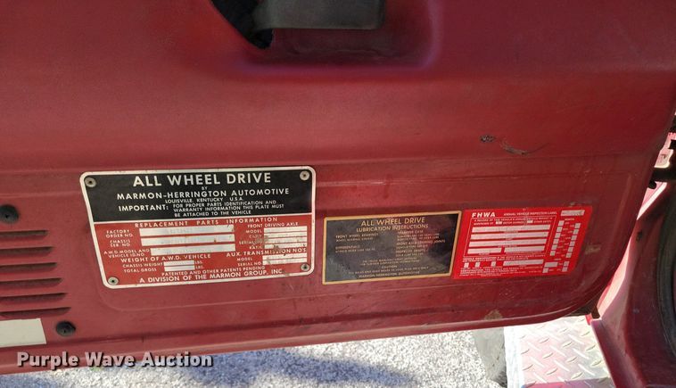 image for item DP1468 1991 Ford F450 Super Duty brush fire truck