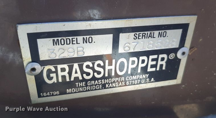 image for item DQ7105 Grasshopper  329B ZTR lawn mower