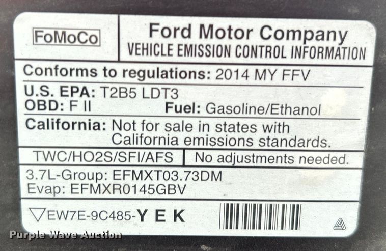 image for item EG0345 2014 Ford Explorer Police Interceptor SUV