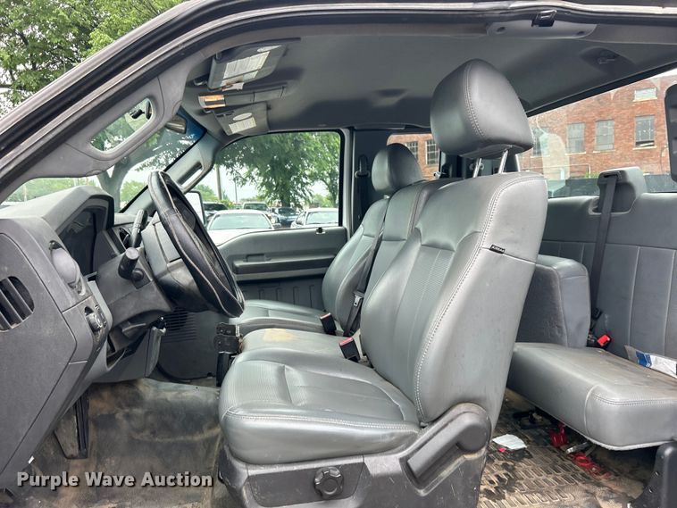 image for item EG0347 2011 Ford F250 Super Duty SuperCab utility bed pickup truck