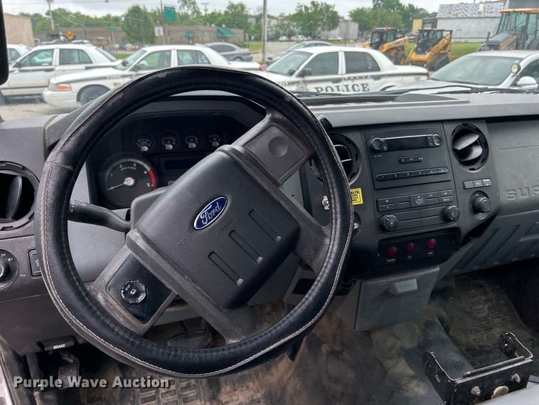 image for item EG0347 2011 Ford F250 Super Duty SuperCab utility bed pickup truck