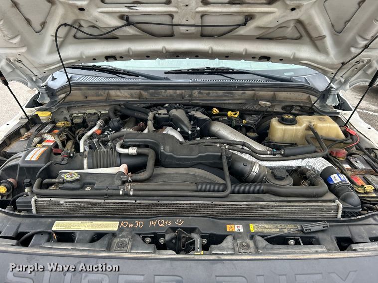 image for item EG0347 2011 Ford F250 Super Duty SuperCab utility bed pickup truck