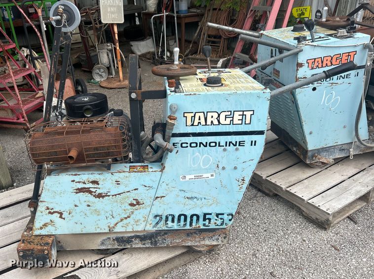 image for item EG0367 (2) Target Econoline II concrete saws