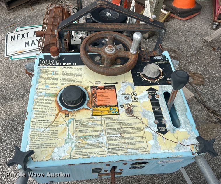 image for item EG0367 (2) Target Econoline II concrete saws