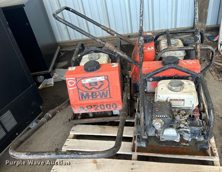 image for item EG0382 (3) MBW plate compactors