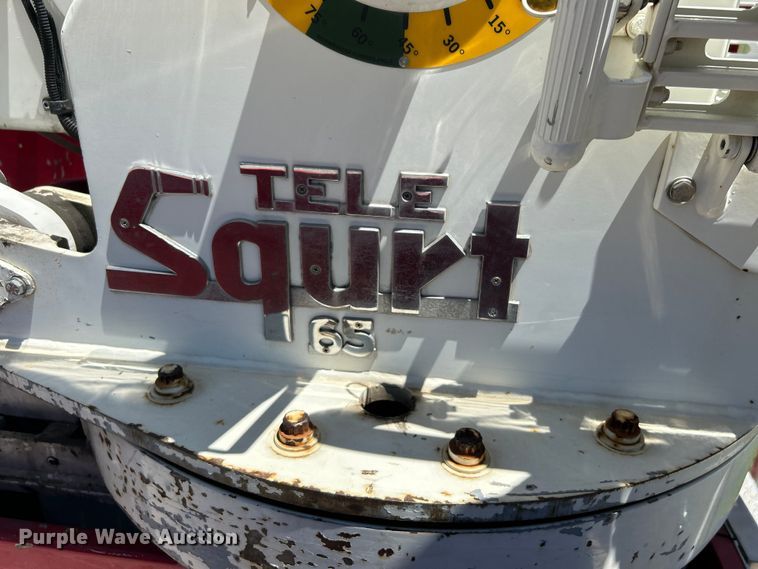 image for item EG0389 2000 Pierce Telesquirt 65 Aerial Ladder ladder fire truck