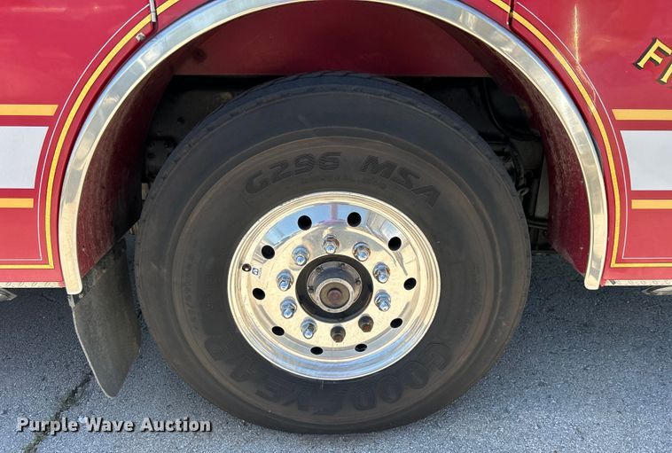 image for item EG0389 2000 Pierce Telesquirt 65 Aerial Ladder ladder fire truck