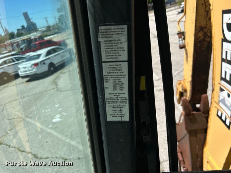 image for item EG0391 1998 John Deere 310SE backhoe