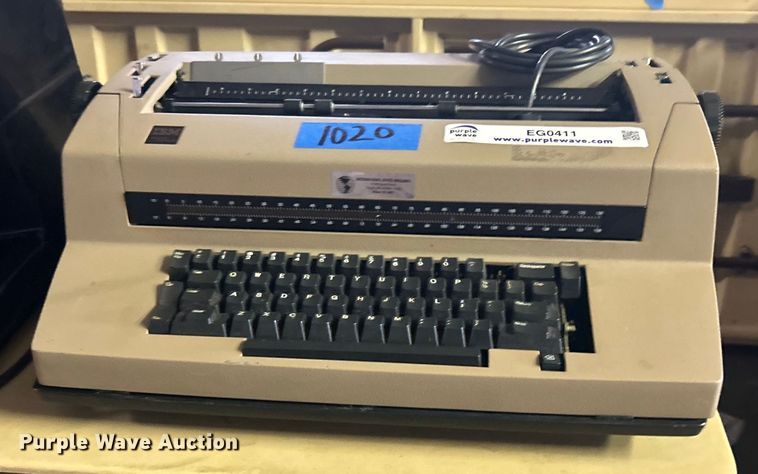 image for item EG0411 IBM typewriter