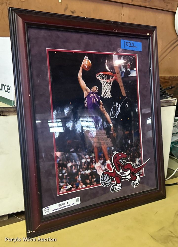 image for item EG0414 Vince Carter memorabilia