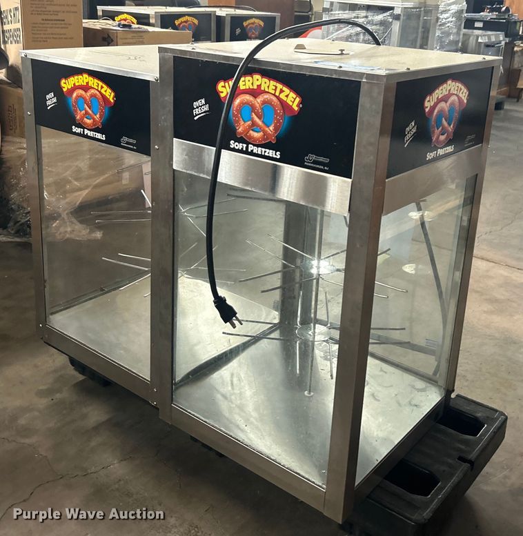 image for item EG0426 (2) J&J Super Pretzel 825 pretzel warmer