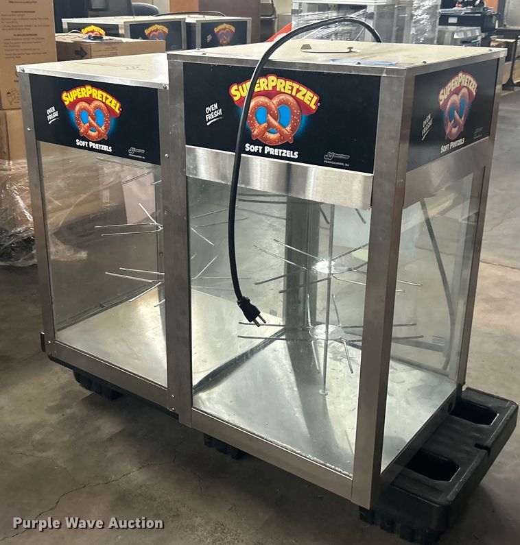 image for item EG0426 (2) J&J Super Pretzel 825 pretzel warmer