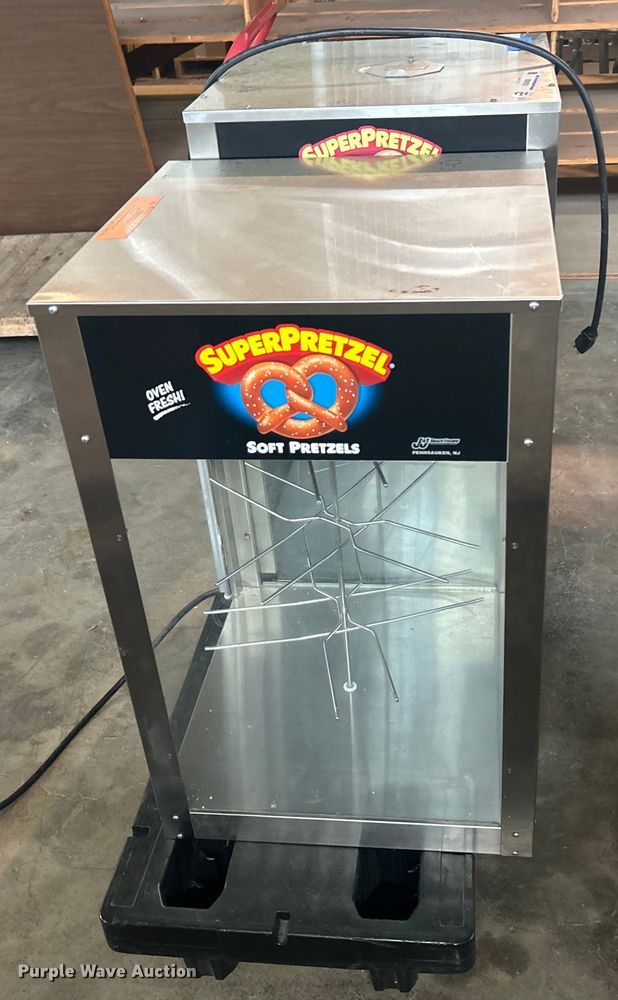 image for item EG0426 (2) J&J Super Pretzel 825 pretzel warmer