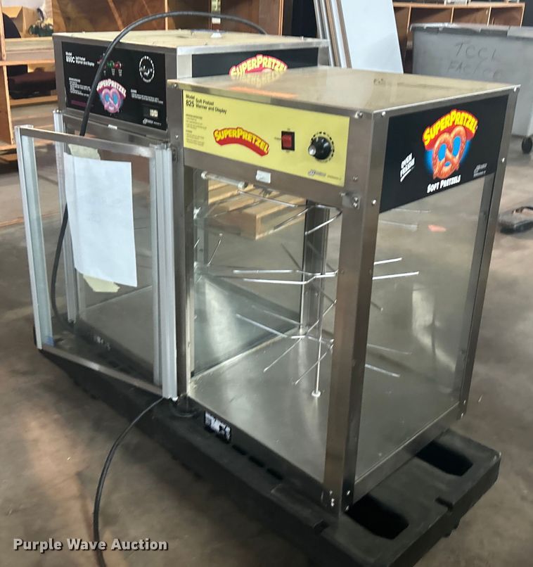 image for item EG0426 (2) J&J Super Pretzel 825 pretzel warmer