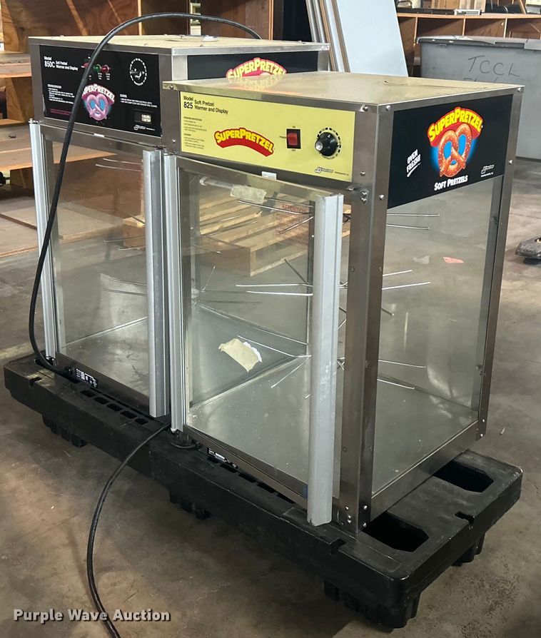 image for item EG0426 (2) J&J Super Pretzel 825 pretzel warmer