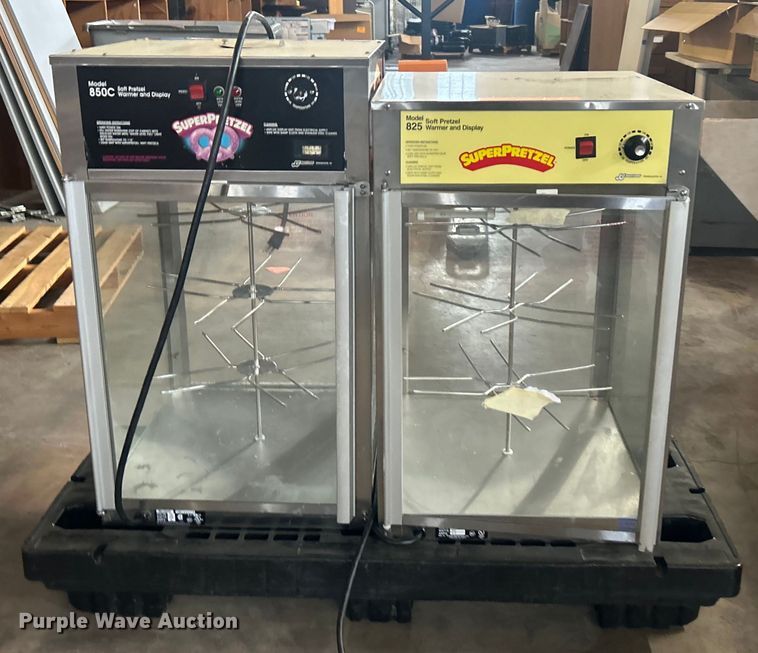 image for item EG0426 (2) J&J Super Pretzel 825 pretzel warmer