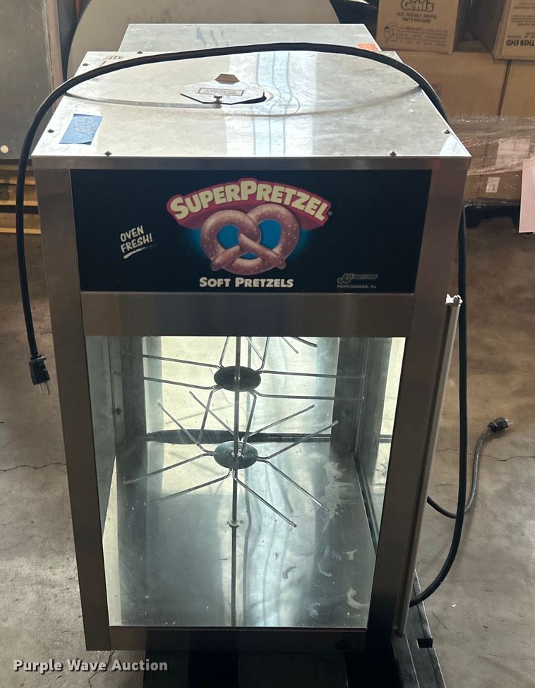 image for item EG0426 (2) J&J Super Pretzel 825 pretzel warmer