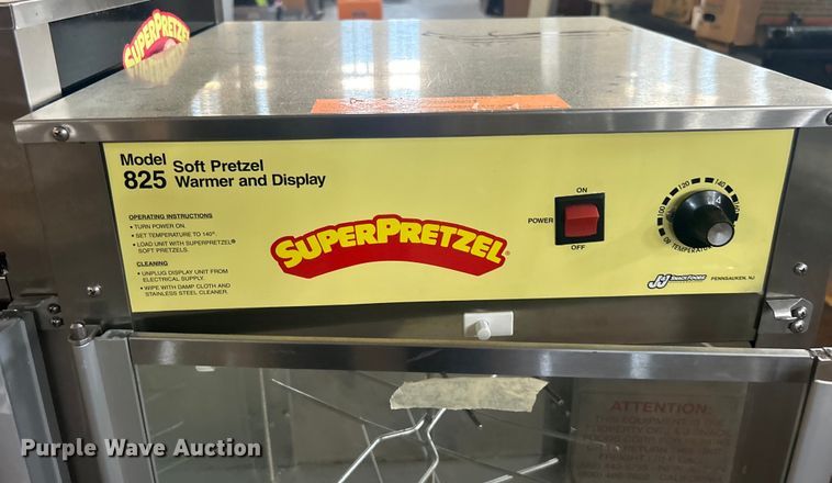 image for item EG0426 (2) J&J Super Pretzel 825 pretzel warmer