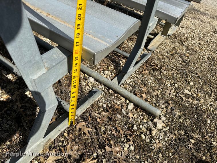 image for item EH6771 (5) aluminum bleachers