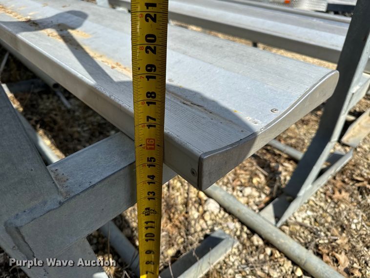 image for item EH6771 (5) aluminum bleachers