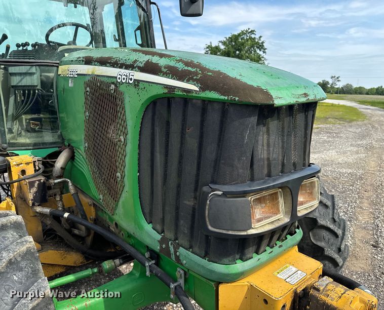 image for item EH6783 2006 John Deere 6615 MFWD tractor