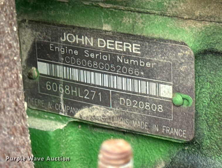 image for item EH6783 2006 John Deere 6615 MFWD tractor