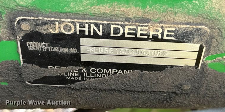 image for item EH6783 2006 John Deere 6615 MFWD tractor