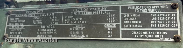 image for item EH6787 M51A2 dump truck