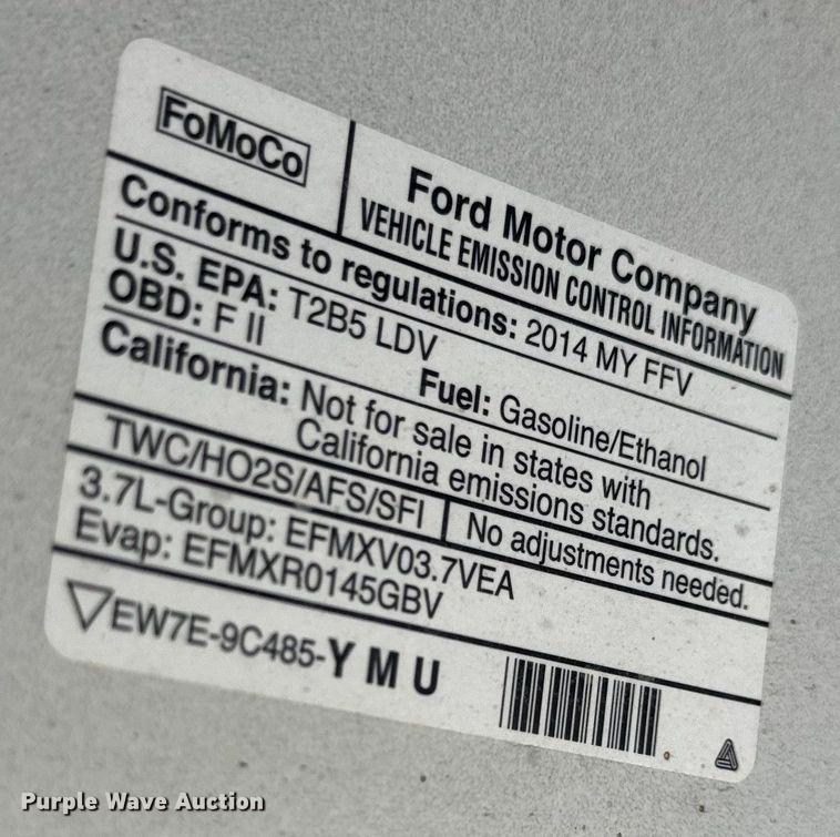 image for item EH6788 2014 Ford  Taurus Police Interceptor  