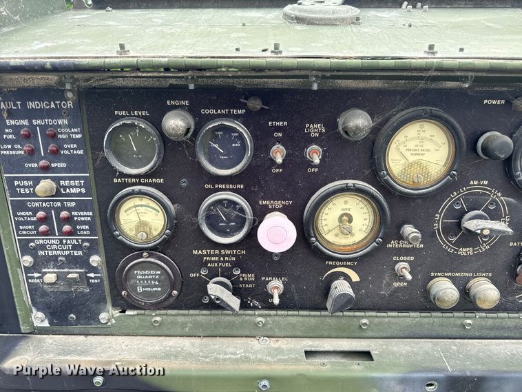 image for item EH6789 1998 Fermont Division MEP-805A generator