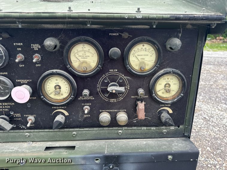 image for item EH6789 1998 Fermont Division MEP-805A generator