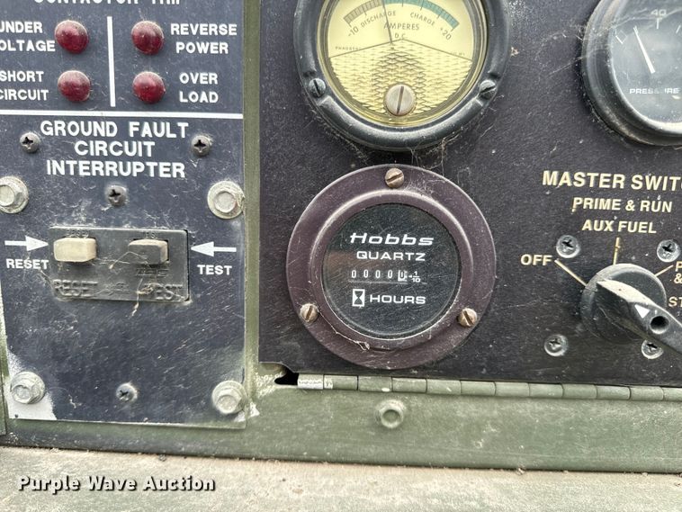 image for item EH6789 1998 Fermont Division MEP-805A generator