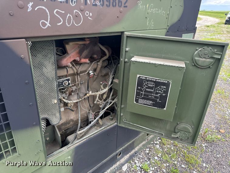 image for item EH6789 1998 Fermont Division MEP-805A generator