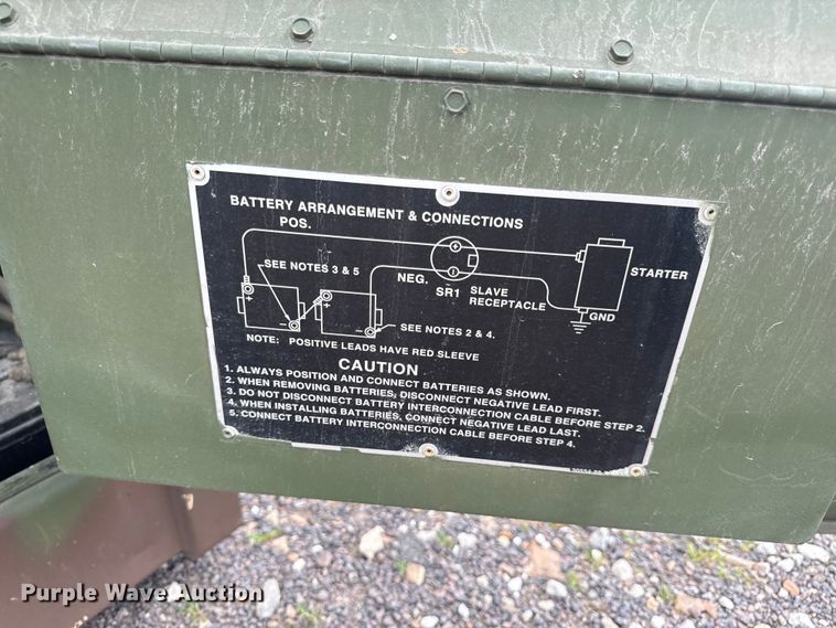 image for item EH6789 1998 Fermont Division MEP-805A generator