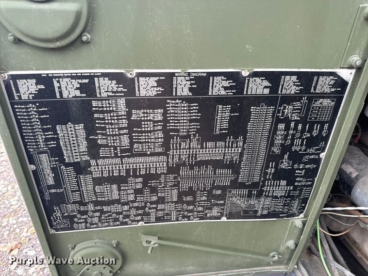 image for item EH6789 1998 Fermont Division MEP-805A generator