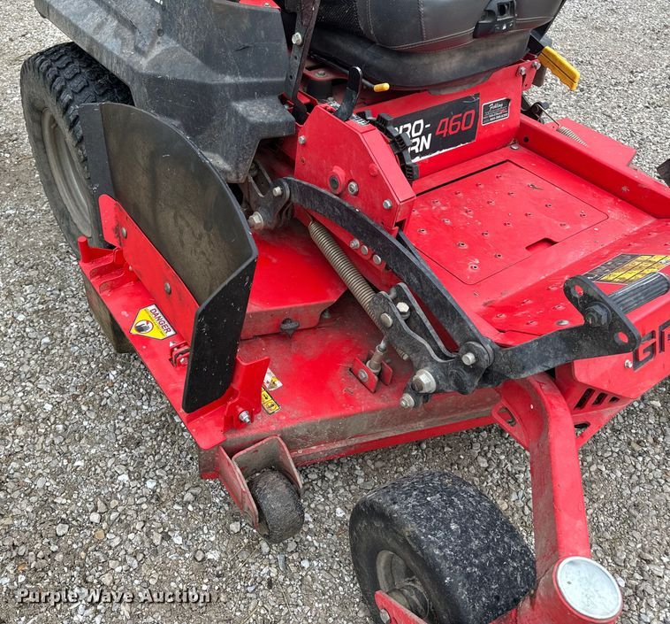 image for item EH6799 2018 Gravely Pro-Turn 460 ZTR lawn mower