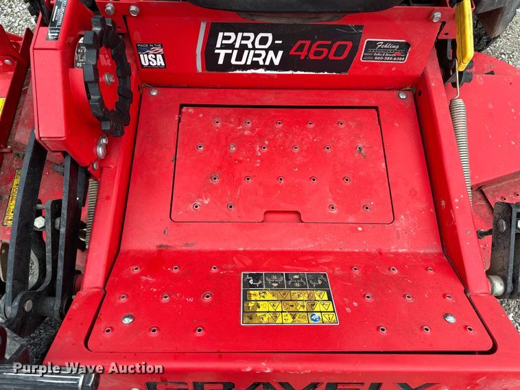 image for item EH6799 2018 Gravely Pro-Turn 460 ZTR lawn mower