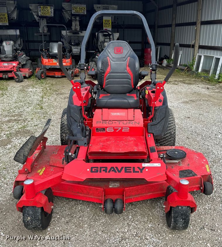 image for item EH6801 Gravely Pro-Turn 672 ZTR lawn mower