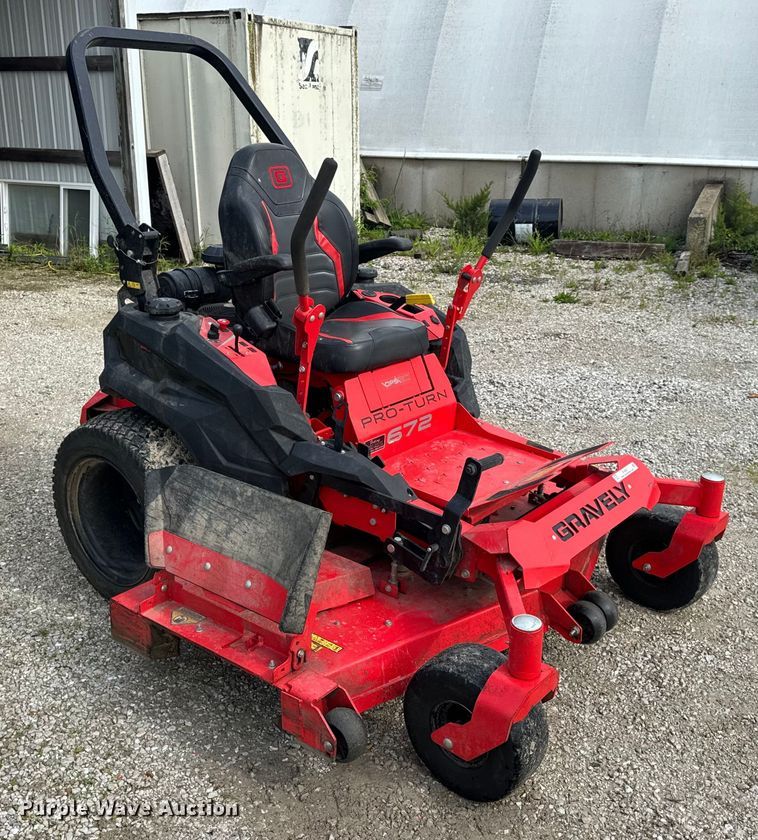 image for item EH6801 Gravely Pro-Turn 672 ZTR lawn mower
