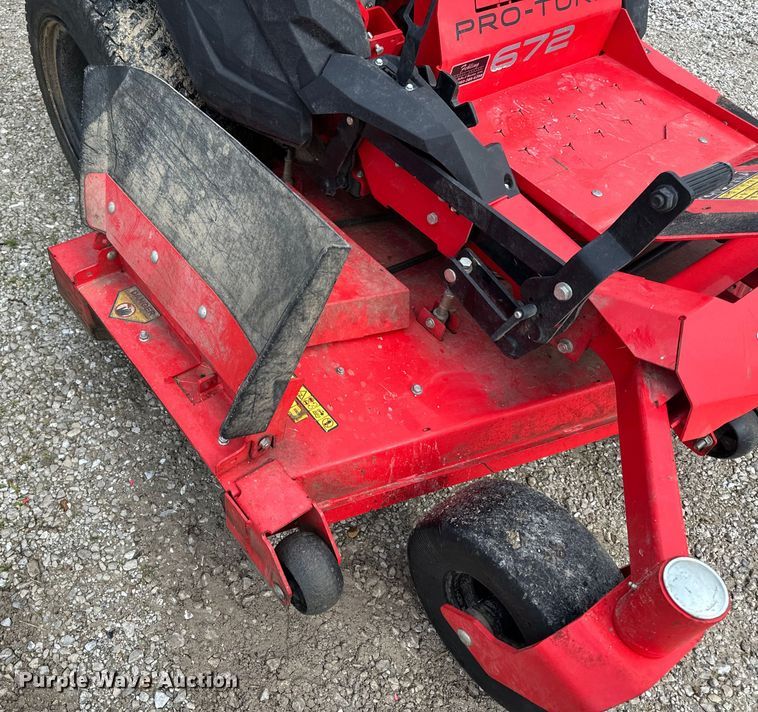 image for item EH6801 Gravely Pro-Turn 672 ZTR lawn mower