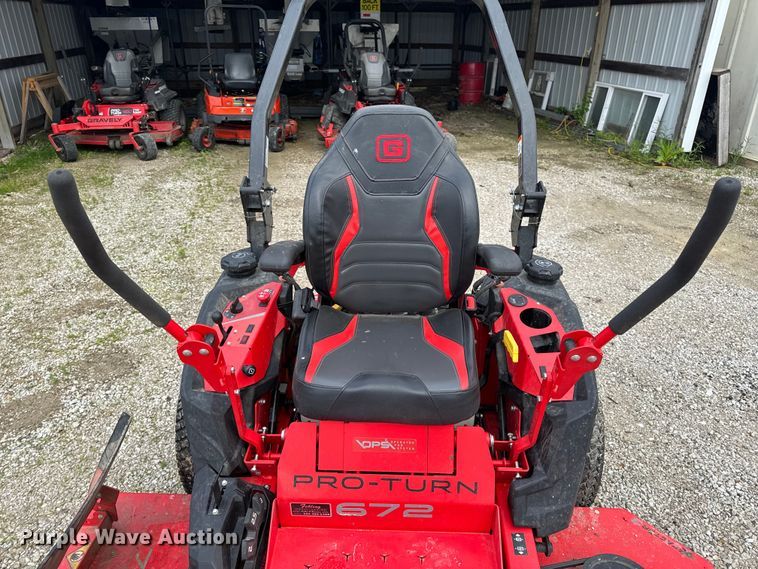 image for item EH6801 Gravely Pro-Turn 672 ZTR lawn mower