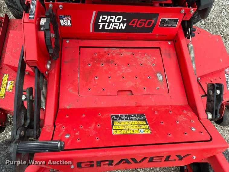image for item EH6802 Gravely  Pro-Turn 460 ZTR lawn mower