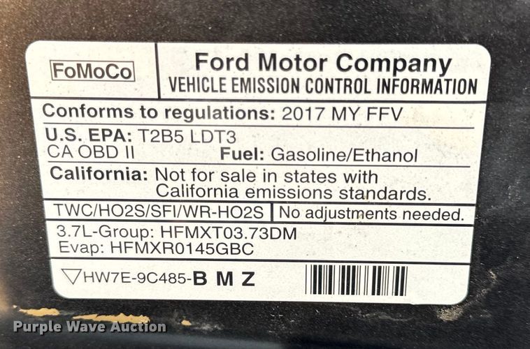 image for item EH6808 2017 Ford Explorer Police Interceptor  SUV