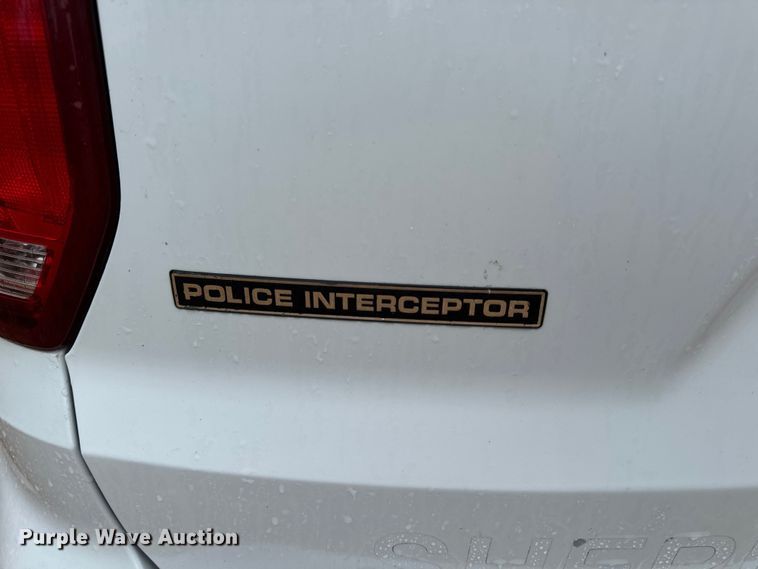 image for item EH6809 2017 Ford Explorer Police Interceptor   SUV