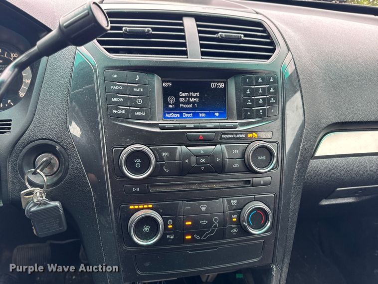 image for item EH6809 2017 Ford Explorer Police Interceptor   SUV