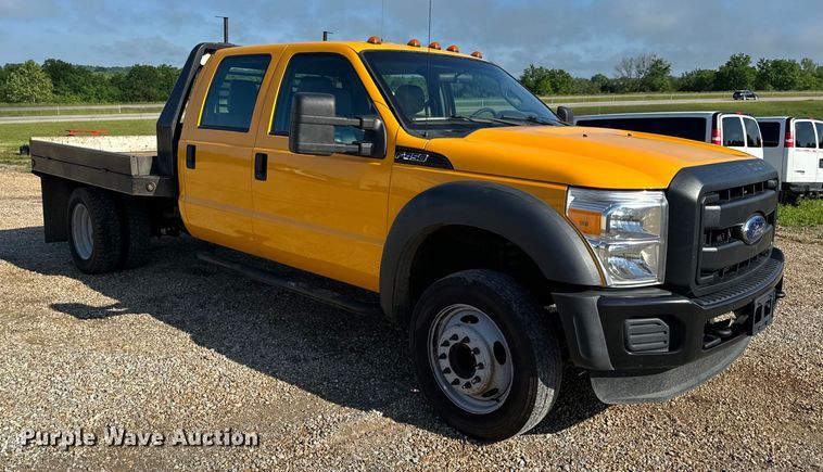 image for item EH6811 2012 Ford  F450 Super Duty XL flatbed truck