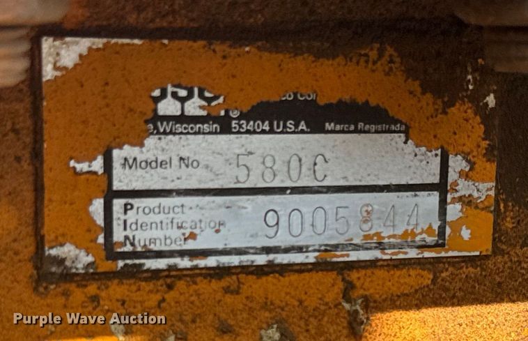 image for item EJ2785 1980 Case 580C backhoe