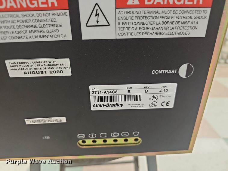 image for item EJ5439 Allen-Bradley Panelview 1400 panel