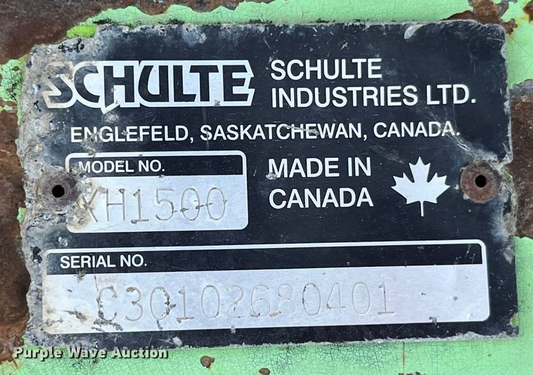 image for item EK8521 Schulte XH1500 batwing rotary mower